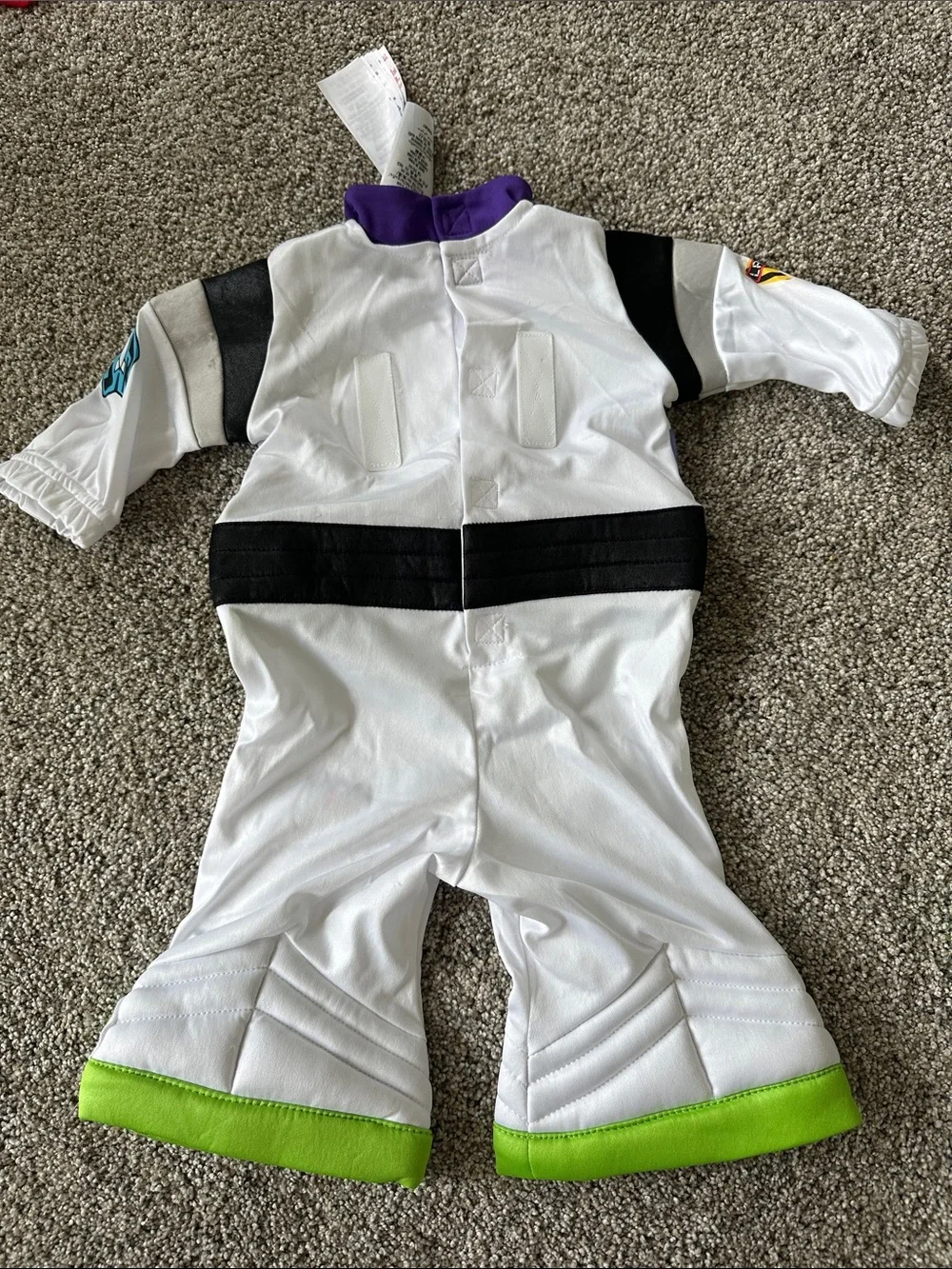 Disney Buzz Lightyear Space Ranger Costume - White, Green & Purple - Picture 3 of 6